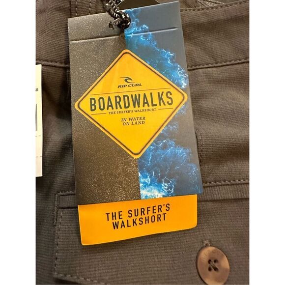 Rip Curl Phase 21" Boardwalk Hybrid Shorts Black 29 men’s - Picture 6 of 8